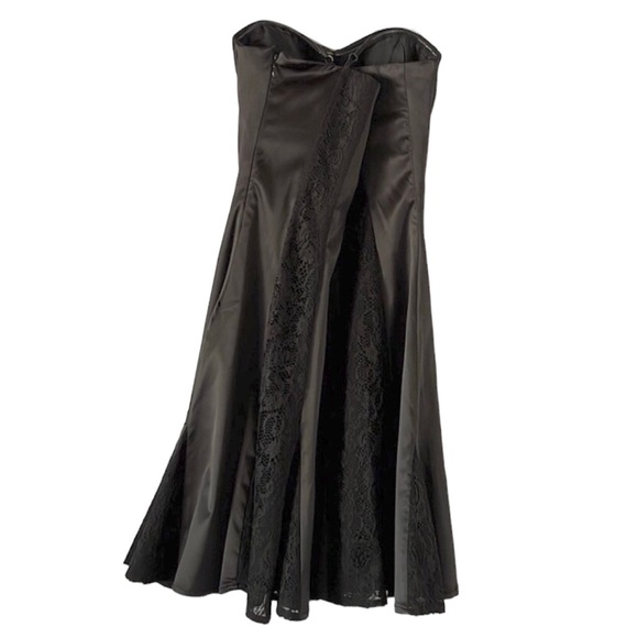 🆕 GUESS SLEEVELESS CORSET LACE DETAIL DRESS 🖤 - Picture 9 of 9